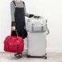 Túi du lịch khoảng cách ngắn nam nữ túi hành lý gấp di động công suất lớn có thể được đặt xe đẩy trường hợp hoàn thiện túi A893 balo kéo