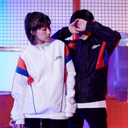Tương phản màu khâu áo gió nam phần mỏng 2018 mùa thu Hàn Quốc phiên bản của xu hướng hip hop áo khoác nam triều thương hiệu hiphop áo khoác