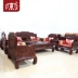 Sofa gỗ hồng mộc Châu Phi mười một bộ đồ nội thất bằng gỗ gụ Ming và Qing phong cách cổ điển kết hợp sofa gỗ rắn lên ngôi - Bộ đồ nội thất bộ bàn ghế phòng ngủ Bộ đồ nội thất