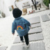2018 phiên bản Hàn Quốc của trẻ em mới áo khoác denim mùa thu cotton thêu áo bé trai và bé gái mẹ và con gái gia đình và trẻ em set đồ đẹp cho mẹ và bé Trang phục dành cho cha mẹ và con
