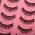 P01 Đài Loan handmade Nhật Bản siêu nhiên dày trang điểm nude đơn giản trang điểm nhẹ chất lượng chéo lông mi giả các loại mi giả tự nhiên Lông mi giả