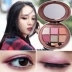 Gấu 6 màu kim cương ngọc trai sáng bóng eyeshadow nhấp nháy để mặt đất màu hun khói trang điểm nude trang điểm bóng mắt khay trang điểm đĩa