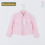 110 Giảm giá thương hiệu Barra ** Áo sơ mi nữ mùa thu cotton màu hồng ngắn tay - Áo sơ mi quần áo trẻ em