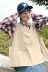 2018 mùa xuân mới Hàn Quốc phiên bản của các trường đại học gió màu sắc hoang dã V-Cổ vest lỏng vest nữ sinh viên bên ngoài áo sơ mi