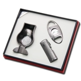 Комплект, пепельница, ветрозащитная зажигалка, 3 предмета, подарок на день рождения