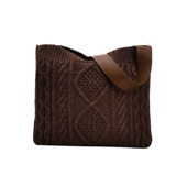 Брендовая вместительная и большая сумка через плечо, трикотажная сумка на одно плечо, коллекция 2023, подходит для студента