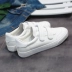 Mùa xuân hoang dã giày nữ Velcro ins Hàn Quốc phiên bản của nhỏ giày trắng đường phố phẳng chụp giản dị Harajuku sinh viên giày vải