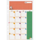 Cartoon A5A6 Live Notepbook Core Standard 6 -Hole Board Page страница крови во время Core 40 Core