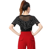 Jitba Summer New Polka Dot Elastic с коротким рукава