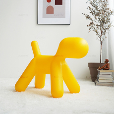 Детский стульчик 左下北欧风格丹麦儿童玩具椅幼儿园宝宝动物小狗椅商店展示凳子