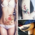 [A 10 sheets] cánh tay hoa dán hình xăm không thấm nước nam giới và phụ nữ dài hạn cánh tay xăm thực tế body painting che khuyết điểm Vẽ trên cơ thể