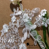 Аксессуар для волос, кружевные блестки для ногтей ручной работы, в цветочек, DIY, кружевное платье