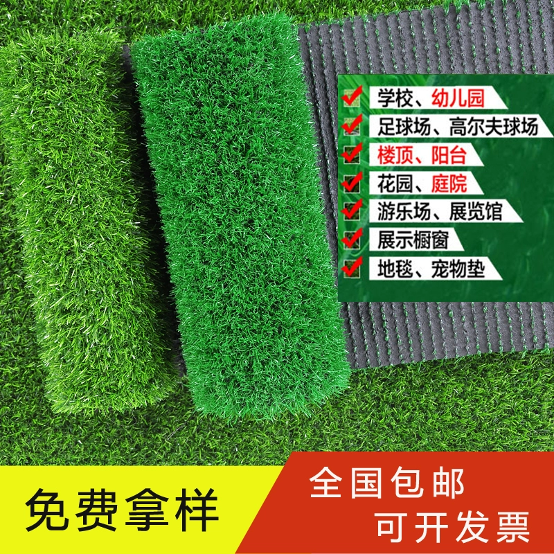 Cỏ nhân tạo mô phỏng cỏ nhân tạo nhựa fake turf tường cây xanh ban công ngoài trời trang trí thảm xanh mat thảm trải sofa