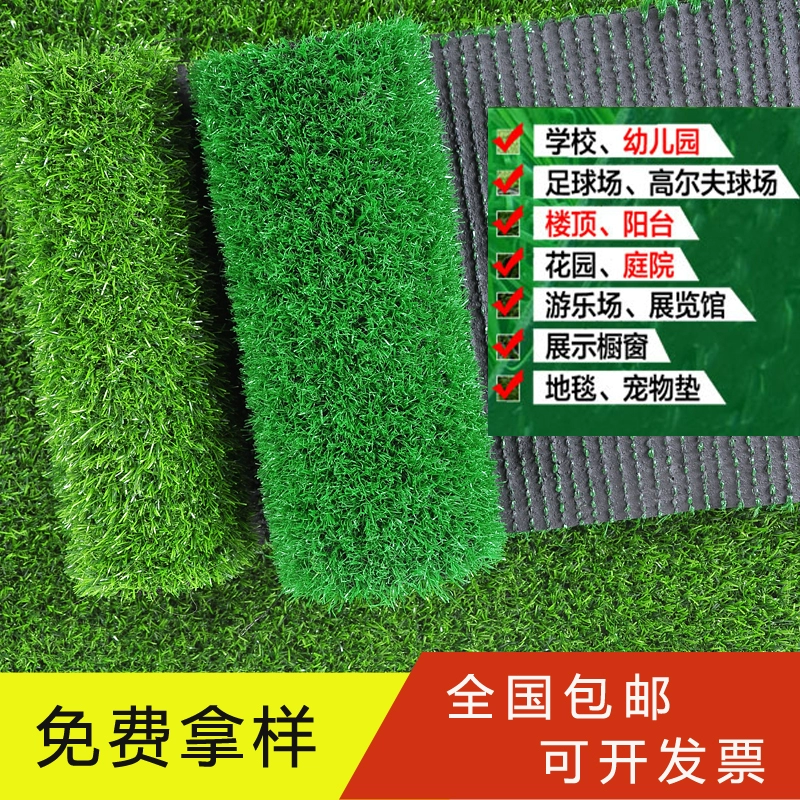 Cỏ nhân tạo mô phỏng cỏ nhân tạo nhựa fake turf tường cây xanh ban công ngoài trời trang trí thảm xanh mat