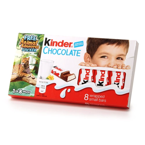 Kinder Jianda Milk Chocolate T8 Установил импортированную сеть красных блюд сэндвич подарки на день рождения детские закуски