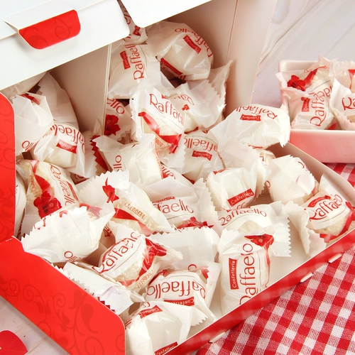 Ферреро шоколад Raphael Coconut Crispy Ball 96 Свадьба Ferello Battle Erbal Sugar Net Красные закуски