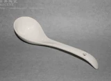 Сингапурский новый костный фарфор чистый белый блюда ложки Rice Spoon Spoon Spoon Spoon Spoon Spoon из иностранной торговли экспорт -посуды за хвостовые расходные расход