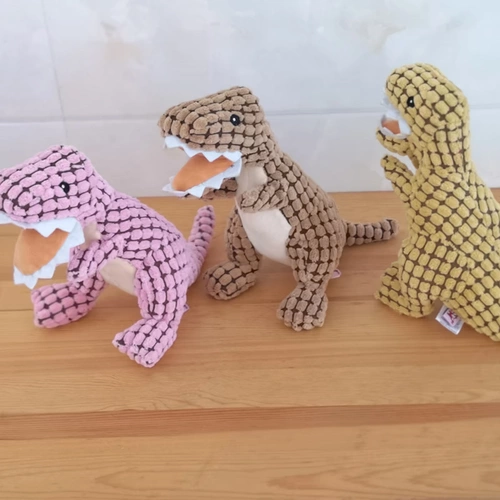 Игрушка для собак динозавр плюшевые игрушки плюшевые корги с борьбой с золоты