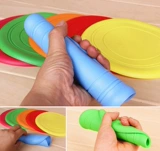 Фрисби, нетоксичная силиконовая игрушка, домашний питомец