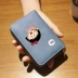 Anime Hoạt hình Cô gái Trái tim Cherry Maruko Coin Purse Gói Gói Một Túi Nam và Nữ Thẻ Đặt Thẻ Túi Tiền Túi ví Chủ thẻ