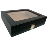 Кедровая деревянная сигарная коробка увлажняющая коробка кубинская сигарная увлажняющая коробка открытая окно черная сигара сигара сигарета сигарета