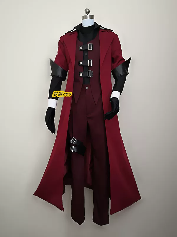 Red trench coat, full set, cosplay