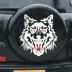 Xe tải lớn trang trí cơ thể kéo hoa sticker chó sói đường sói đầu sticker Cab cửa ngủ trang trí cửa sổ - Truy cập ô tô bên ngoài