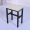 Bàn ghế phòng khách nhà đa năng gấp đơn giản bàn ăn di động nhân viên bằng gỗ đơn giản màu đen? - Bàn