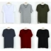 Của nam giới phương thức ngắn tay T-Shirt quần hai mảnh lỏng kích thước lớn trung niên đồ ngủ ngủ quần đặt mùa thu Nam giới