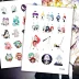 Gem country sticker tài khoản tài liệu phim hoạt hình anime sticker ngoại vi điện thoại di động vali vali sticker