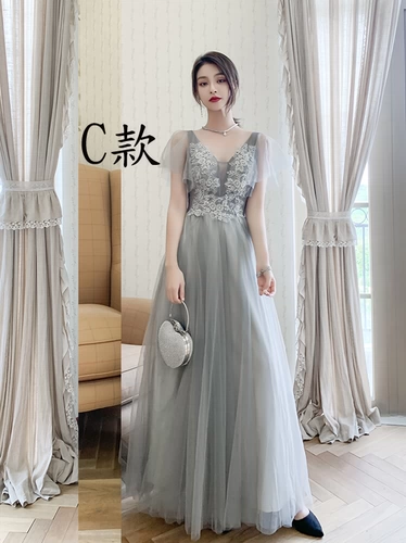 Платье подружки невесты, длинная юбка, коллекция 2022