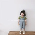 Apple 19 mùa hè phiên bản mới Hàn Quốc bé trai và bé gái retro dây đeo denim quần short nước ngoài bé yếm - Quần jean Quần jean