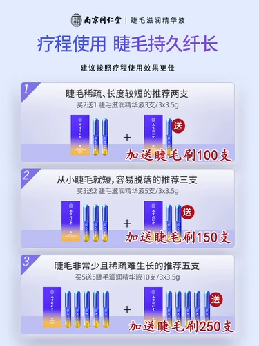 Решение о росте ресниц Nanjing Tongrentang
