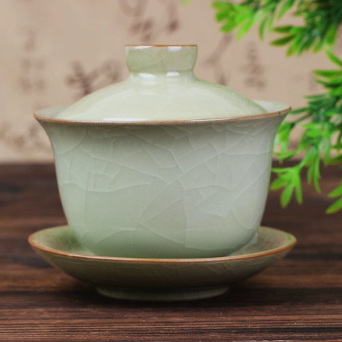 Longquan Celadon Cover Bow