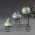 Gia Khánh Phường Long Tuyền celadon trang trí phòng khách đơn giản hoa nhỏ trang trí nhà văn hóa nước hoa bình gốm - Trang trí nội thất