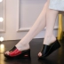 Dép nữ cao gót đế dày tăng mùa hè không thấm nước nền tảng dép nữ và dép sandal mới nêm muffins phiên bản Hàn Quốc - Dép
