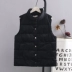 Mùa thu và mùa đông cotton vest nữ MM200 kg cộng với phân bón XL vàng nhung nhung vest ấm vest vest đồ nữ Áo vest