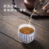 Handmade trái tim màu xanh và trắng cốc Jingdezhen gốm sứ cốc Kung Fu bộ trà cao cấp hộp quà tặng sản phẩm cá nhân cốc - Trà sứ
