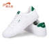 鸟 男鞋 鞋鞋 Da trắng mùa hè thoáng khí cho nam Giày thông thường Giày trắng Giày xanh Đò thể thao Hàn Quốc giày thể thao cho bé gái Dép / giày thường