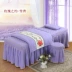 Beauty khăn trải giường gia đình bốn phong cách châu Âu thẩm mỹ viện Body massage giường đặc biệt đặt ra một màu tím bedspread làm đặc biệt - Trang bị tấm Trang bị tấm