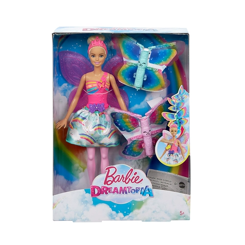 Сказочная Кукла Барби с бабочкой для принцессы, семейная детская игрушка, комплект, подарочный набор
