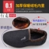 Giày vải Bắc Kinh cũ cho nam giày cotton mùa đông ấm áp cộng với nhung dày của cha trung niên cao để giúp giày nam không trơn giày cao cổ quân đội Giay cao