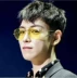 Harajuku Hàn Quốc kính nhìn đêm Quan Zhilong GD với đoạn vàng kính mát trong suốt retro ếch gương nam giới và phụ nữ kính mát