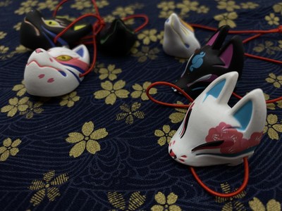 taobao agent Genuine SK JAPAN traditional mask fox mask 2 Gaca can be equipped with BJD large clay