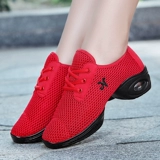 Модная танцующая летняя обувь для матери для спортзала, дышащие спортивные туфли, мягкая подошва