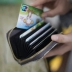 Thẻ nhỏ túi người đàn ông và phụ nữ Hàn Quốc dễ thương cá tính mini ngân hàng thẻ tín dụng dung lượng lớn đa chức năng điều khiển của giấy phép holster