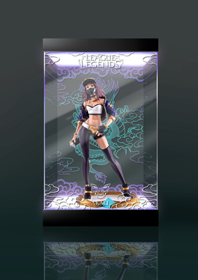 taobao agent 【Move】League of Legends KDA Akali Zhizhen Nightlight UV purple display box