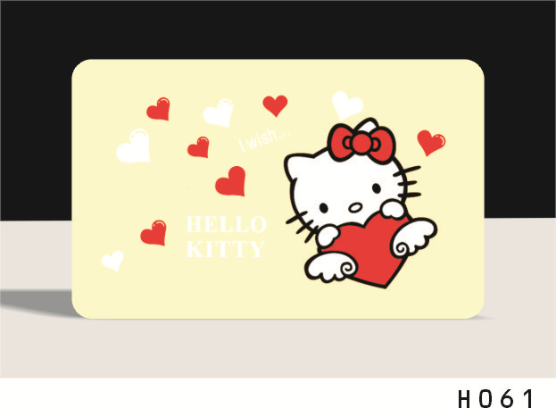 hello kitty 卡贴 可爱 卡通 凯蒂猫贴纸 银行公交卡贴纸