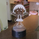 Специальное предложение/Chibi Maruko-chan красочный 3D световой сенсорный переключатель светодиодный градиентный визуальный свет мультяшный ночник украшение