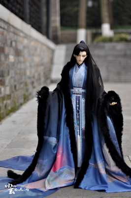taobao agent [Xiaoxuan's Lotus Pond] [Dingjiang Mountain] BJD baby clothes three -point uncle costume cloak (sold out)